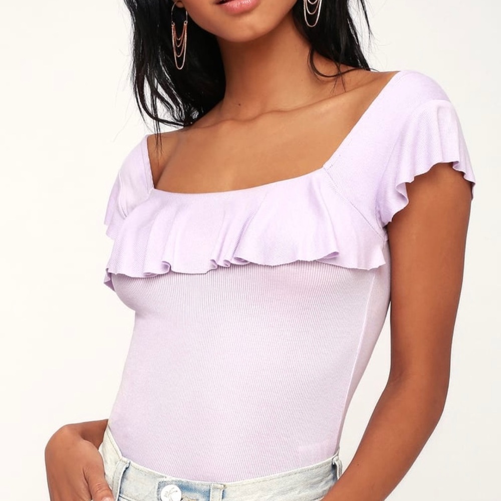 Lilac Free People top. Size medium. NWT.